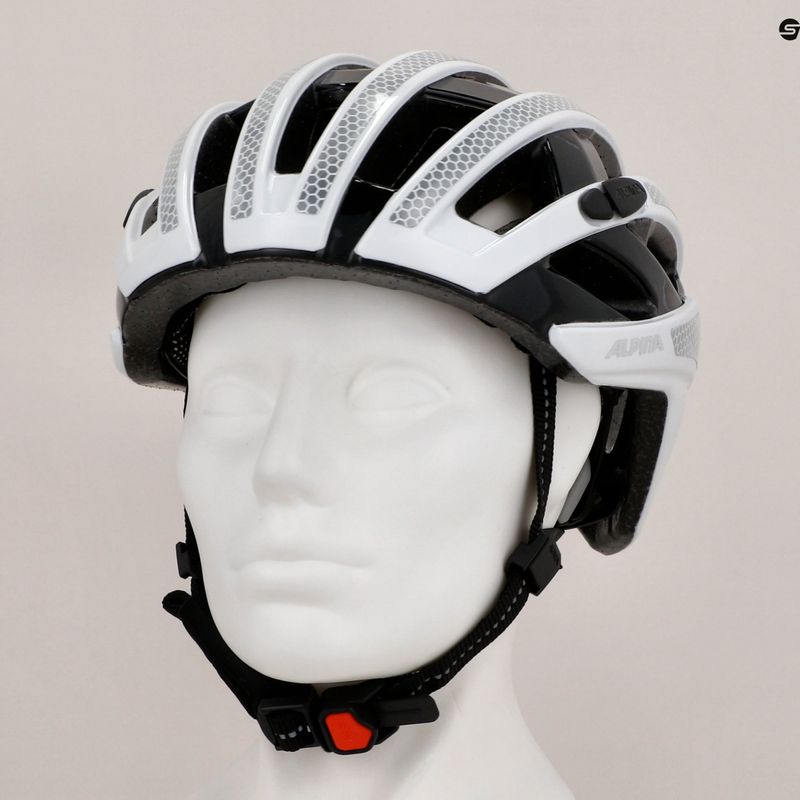 Шолом велосипедний Alpina Ravel Reflective white gloss 9