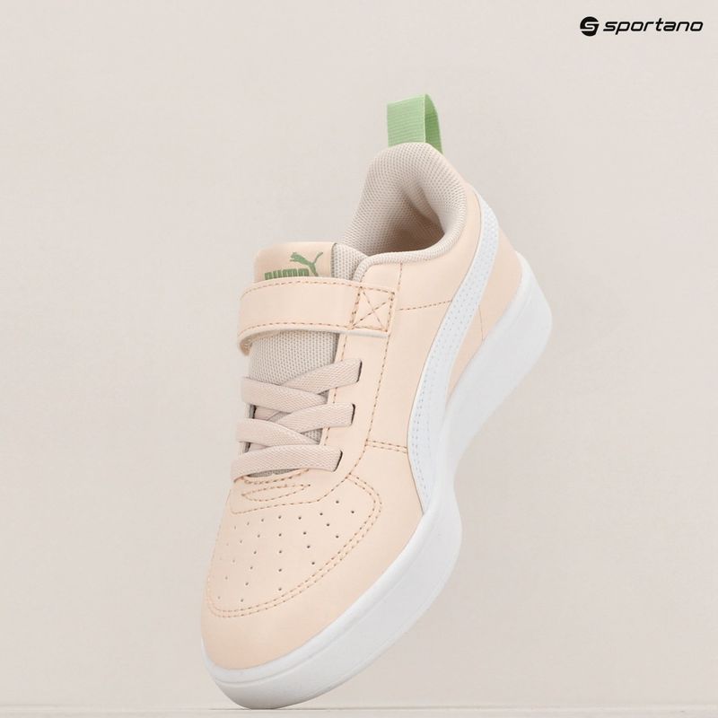 Кросівки дитячі PUMA Rickie AC+ PS rosebay/puma white/pure green 9