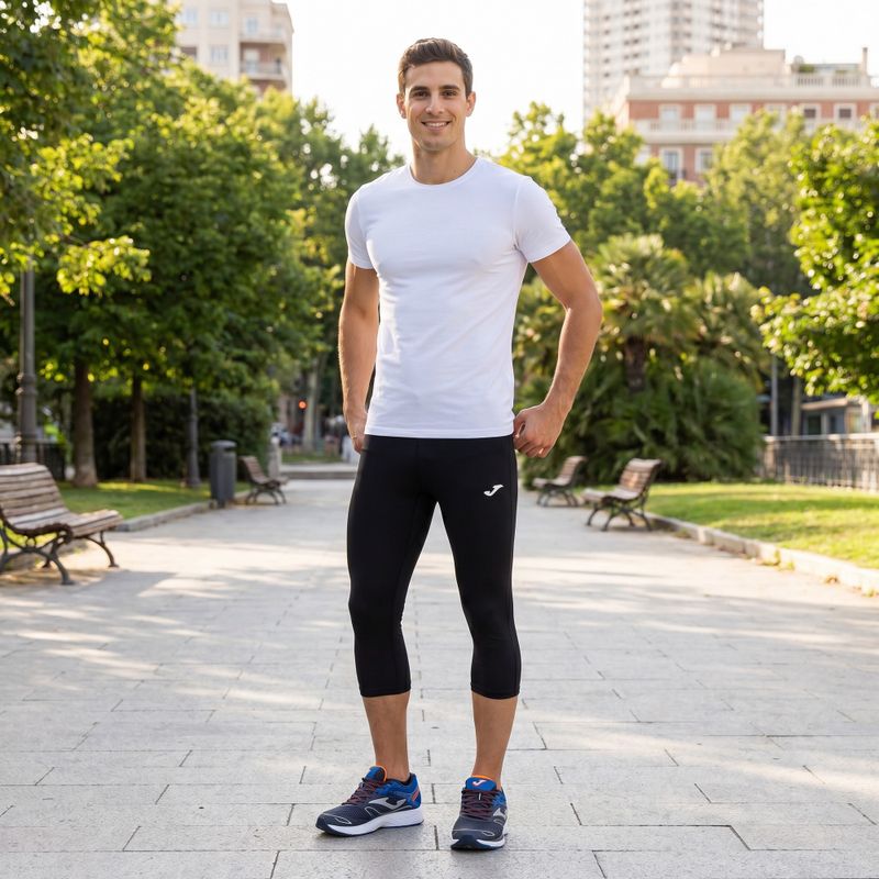 Легінси для тренувань чоловічі Joma Record 3/4 black 7