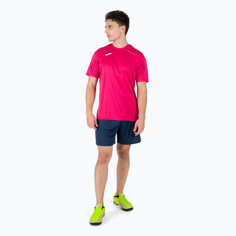 Футболка футбольна Joma Combi SS рожева 100052 2