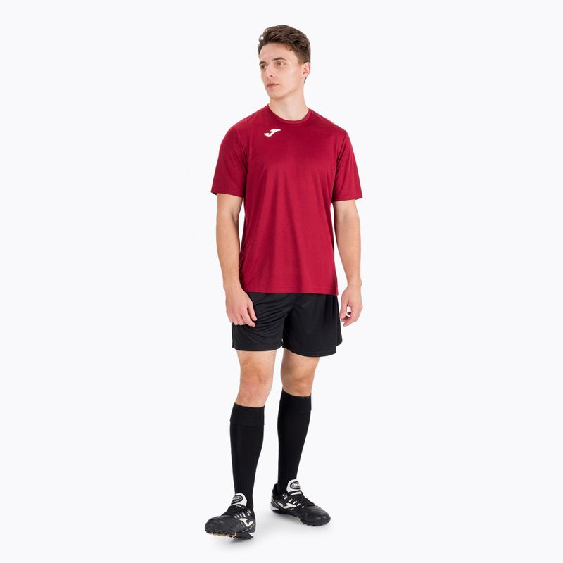 Футболка футбольна Joma Combi SS бордова 100052 2