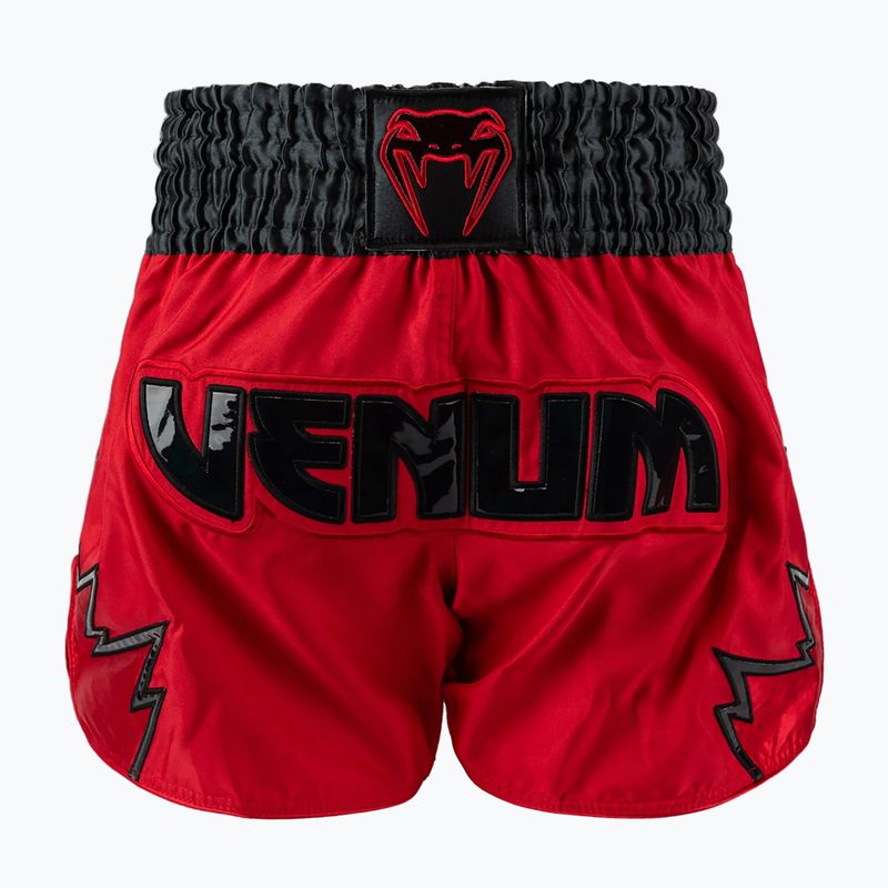 Чоловічі тренувальні шорти Venum Inferno Muay Thai червоний/темно-сірий/чорний