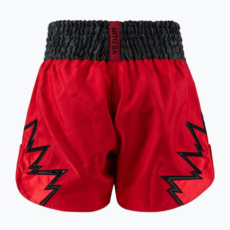 Шорти для тренувань чоловічі Venum Inferno Muay Thai red/charcol grey/black 2