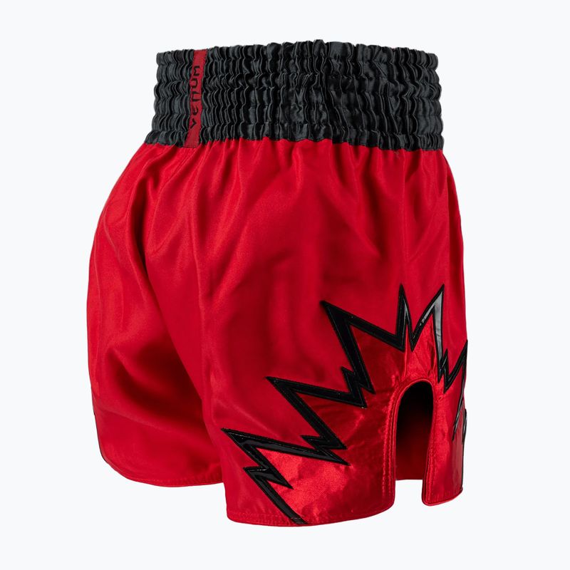 Шорти для тренувань чоловічі Venum Inferno Muay Thai red/charcol grey/black 4