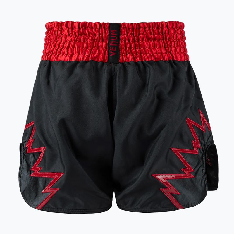 Чоловічі тренувальні шорти Venum Inferno Muay Thai вугільно-сірі/червоні 2