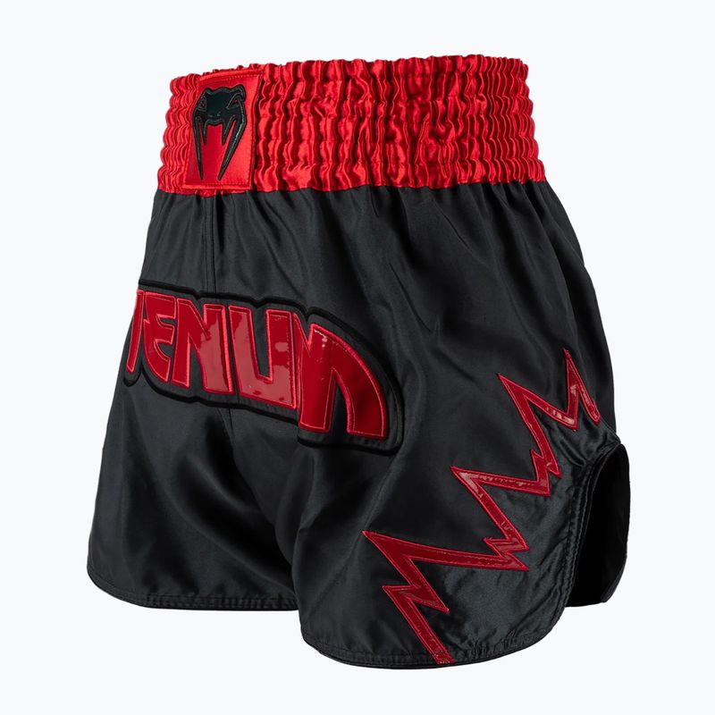 Чоловічі тренувальні шорти Venum Inferno Muay Thai вугільно-сірі/червоні 3