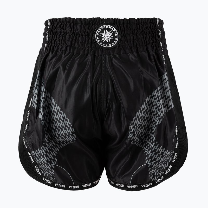 Шорти для тренувань чоловічі Venum Nexus Muay Thai black/silver 2