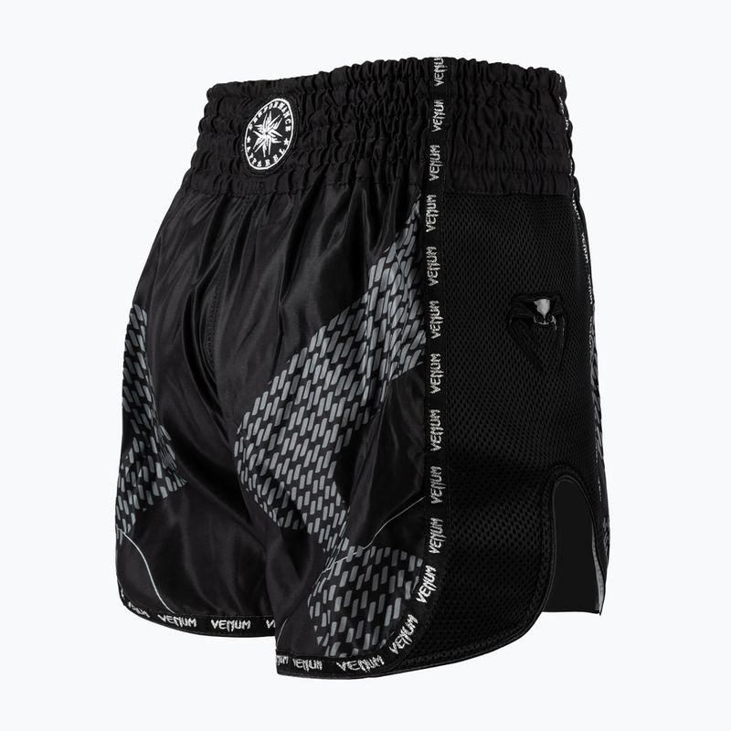 Шорти для тренувань чоловічі Venum Nexus Muay Thai black/silver 4