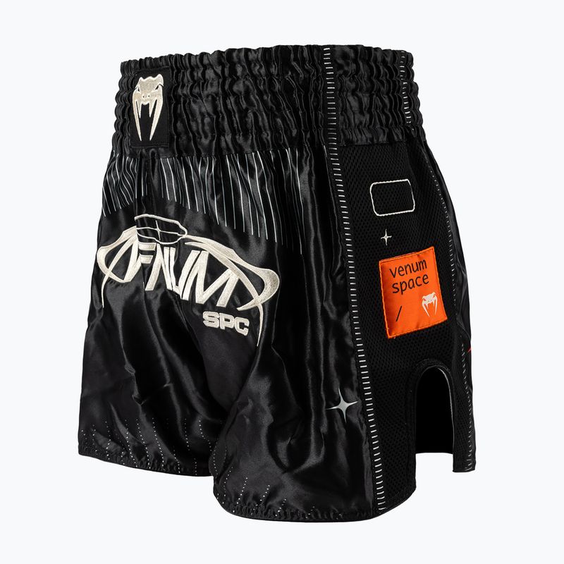 Шорти для тренувань чоловічі Venum Eclipse Muay Thai black/ivory 3