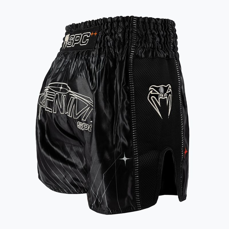 Шорти для тренувань чоловічі Venum Eclipse Muay Thai black/ivory 4