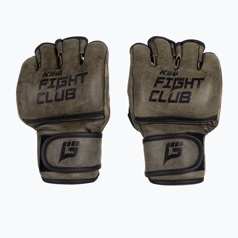 Рукавиці грепплінгові KSW Fight Club brown