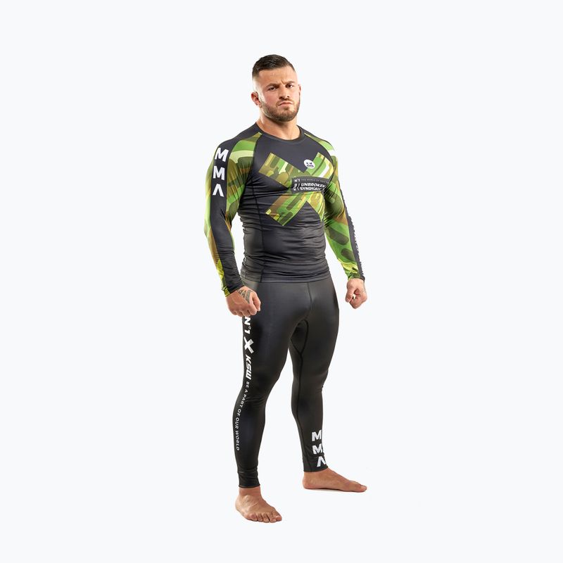 Легінси чоловічі KSW Camo black