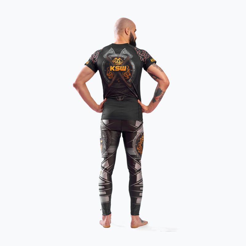 Легінси чоловічі KSW Mad Viking black 2