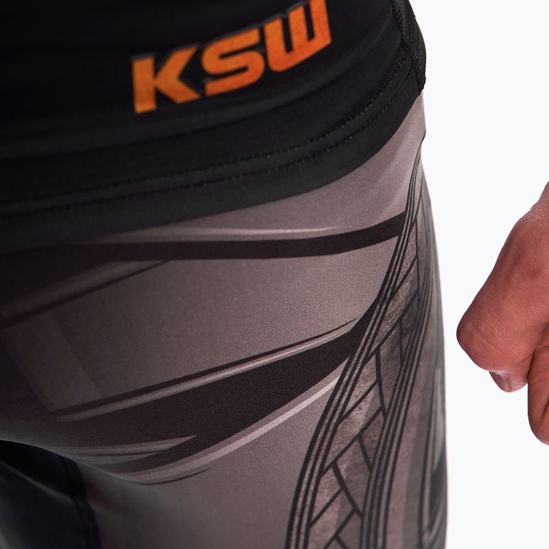 Легінси чоловічі KSW Mad Viking black 4