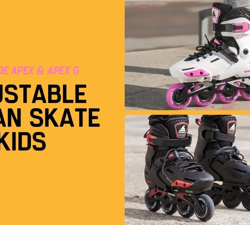 Роликові ковзани дитячі Rollerblade Apex 3WD чорні 07221400 1A1 14