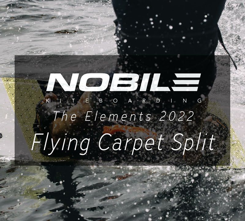Кайтборд складаний Nobile Flying Carpet Split чорно-сірий K22 7