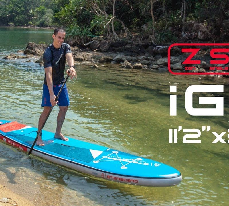 SUP дошка Starboard iGO Zen S 11'2" блакитна 16
