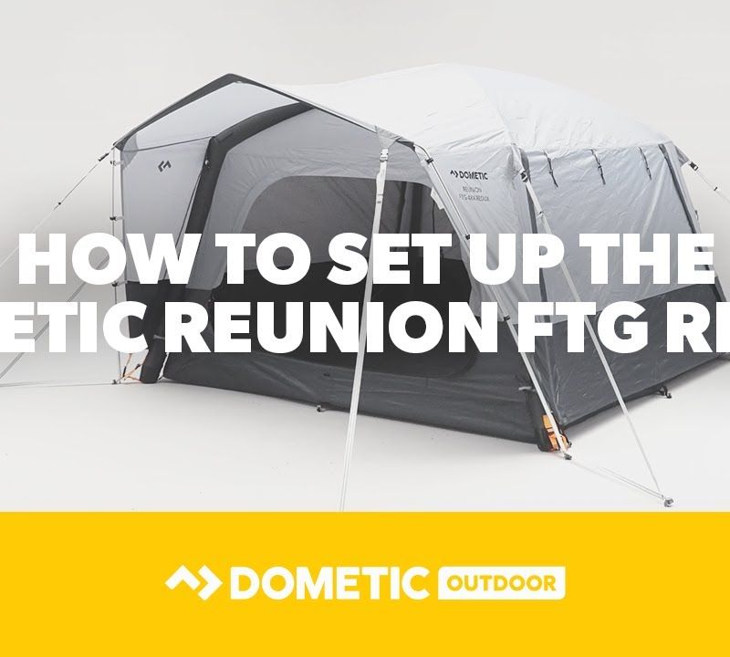 4-місний кемпінговий намет Dometic Reunion Ftg 4X4 Redux сіль/туман 13