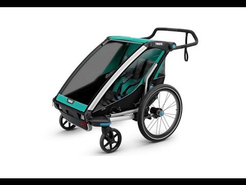 Причіп велосипедний двомісний Thule Chariot Lite зелений 10203022 11