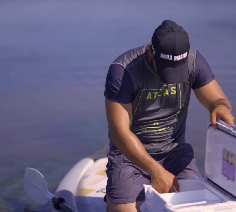 SUP-дошка Aqua Marina Drift Fishing 3.3м бежева BT-20DRP 13