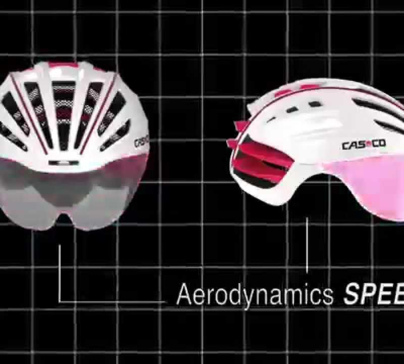 Шолом велосипедний CASCO Speedairo 2 RS sand/white neon 11