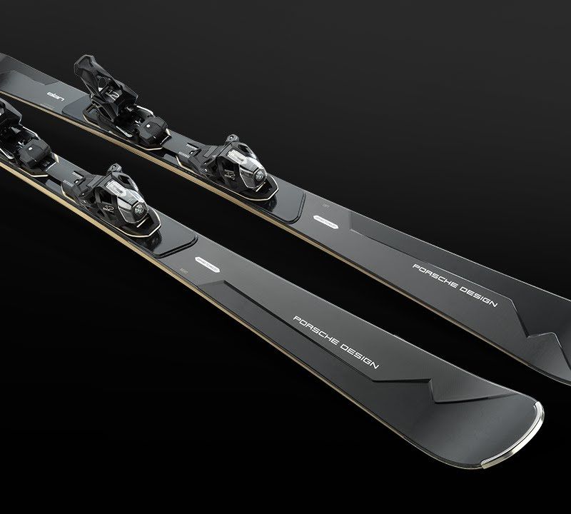 Лижі гірські Elan Porsche Design Elan Amphibio + EMX 12 чорні ABBHNP21 12