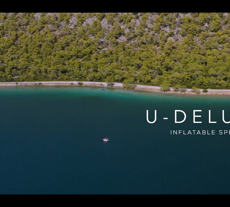 Човен надувний 3-місний Aqua Marina Deluxe U-Type Yacht Tender 9