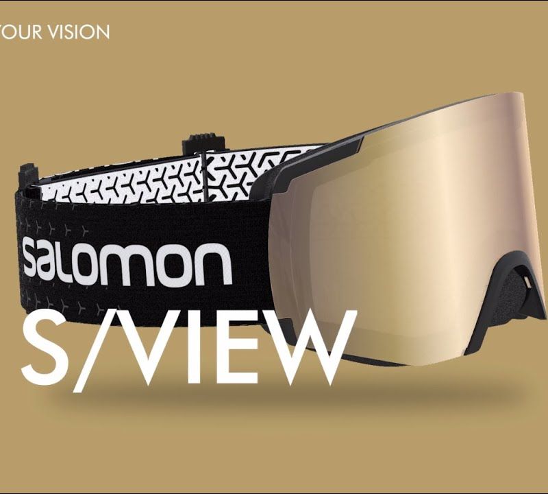Маска лижна Salomon S/View black brand/mid red L41153100 7