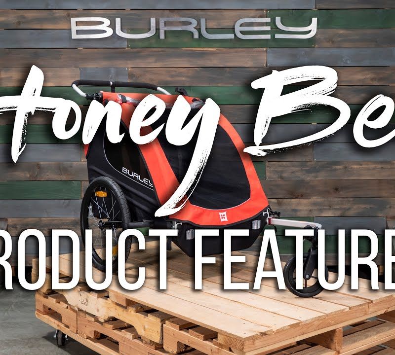 Причіп велосипедний двомісний  Burley Honey Bee червоний BU-949209 16