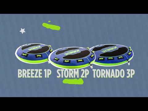 Плюшка для катання по воді JOBE Droplet Towable Set 2P блакитна 238822002 7