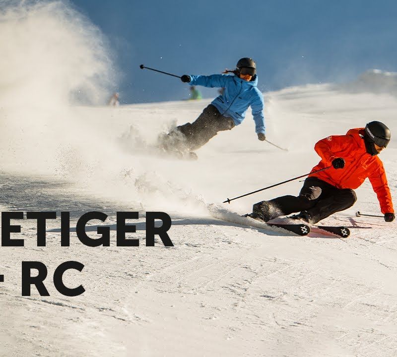 Гірські лижі Völkl Racetiger SC Yellow + vMotion 10 GW жовто-чорні 12