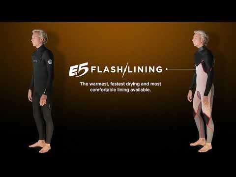 Гідрокостюм чоловічий Rip Curl Dawn Patrol Perf 3/2 mm GB C/Zip black 5