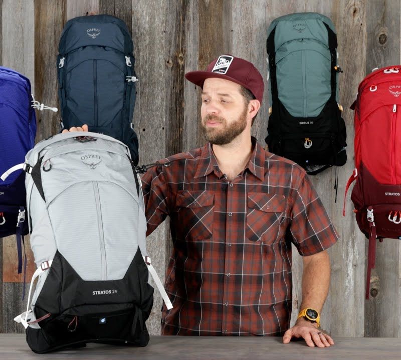 Рюкзак туристичний Osprey Stratos 44 l червоний 10004264 10