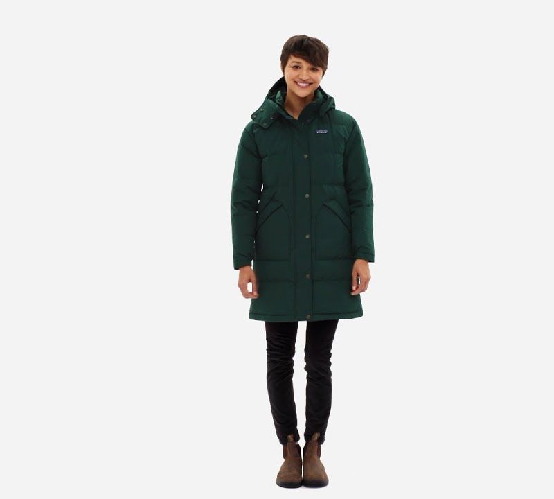 Пуховик жіночий Patagonia Downdrift Parka nouveau green 11
