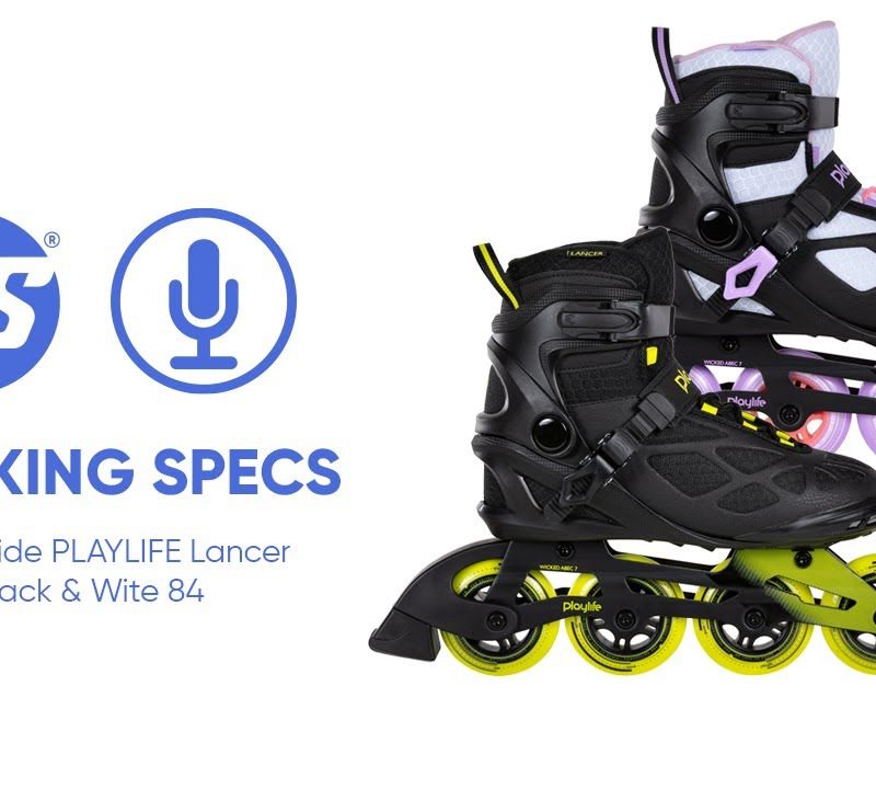 Роликові ковзани чоловічі Playlife Lancer 84 чорні 880275 17