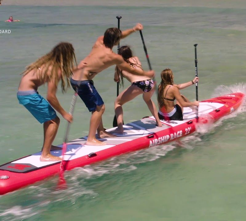 SUP-дошка Aqua Marina Airship Race 22'0" червона BT-20AS 16