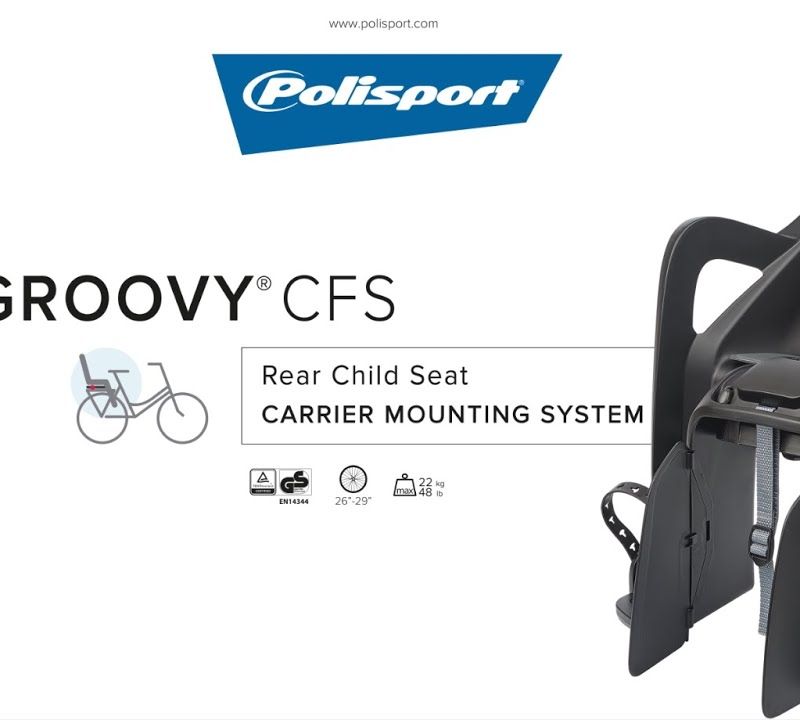 Крісло велосипедне дитяче Polisport Groovy CFS FO коричневе 8406100016 7