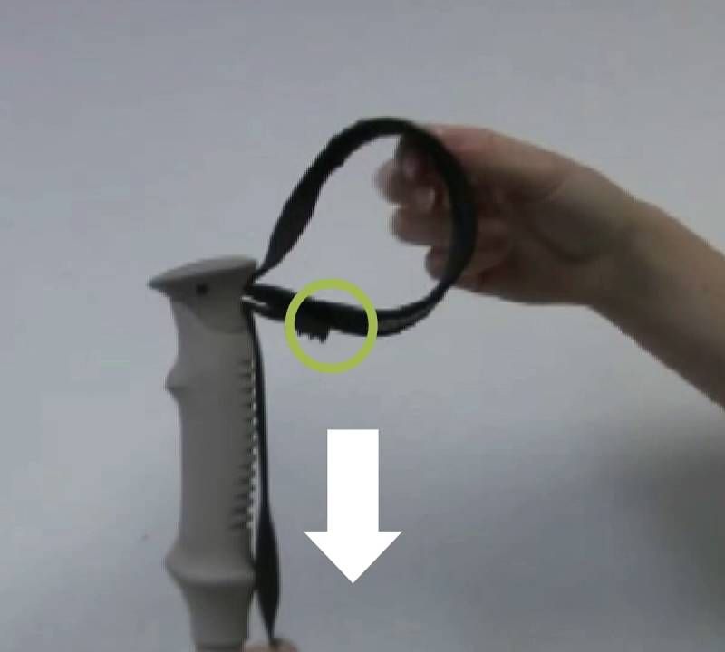 Лижні палиці Komperdell Alpine Schnapsstock чорні/червоні 9