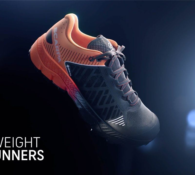 Кросівки для бігу чоловічі SCARPA Spin Ultra чорно-помаранчеві GTX 33072-200/1 13
