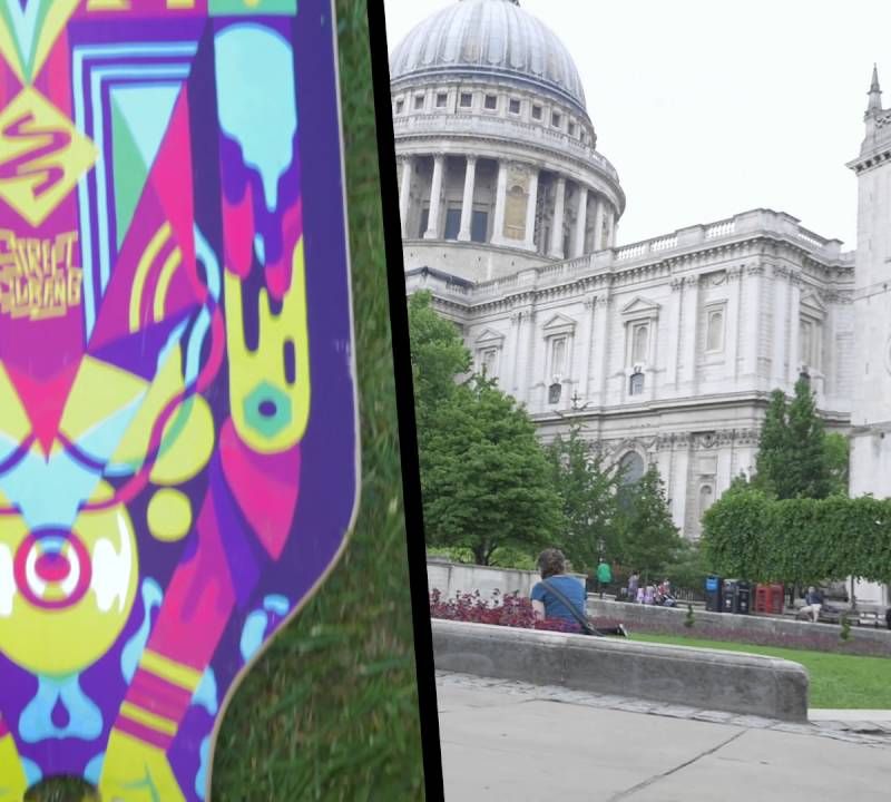 Лонгборд Street Surfing Curve Drop Through Freeride 39" коричневий 10