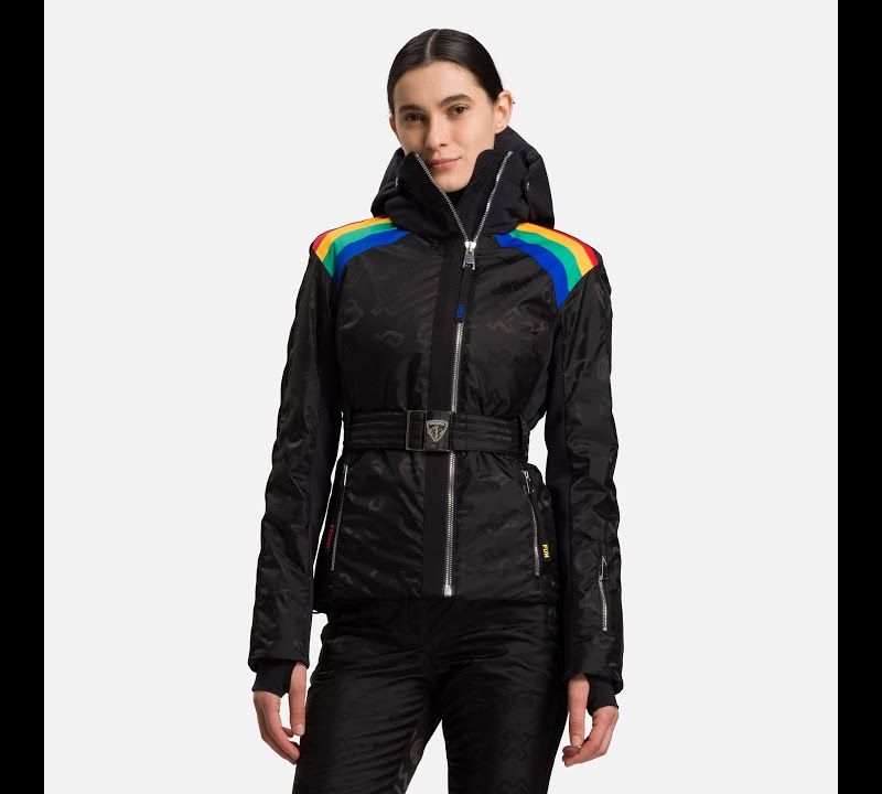 Куртка лижна жіноча Rossignol Rainbow чорна RLJWJ28 16