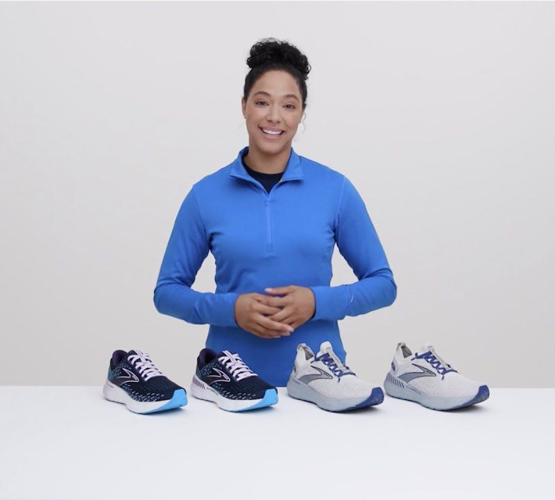 Кросівки для бігу чоловічі Brooks Glycerin GTS 20 blue/nightlife/white 18