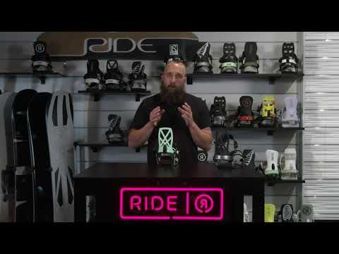 Кріплення для сноуборду RIDE A-4 зелені 12E1006.1.3 5