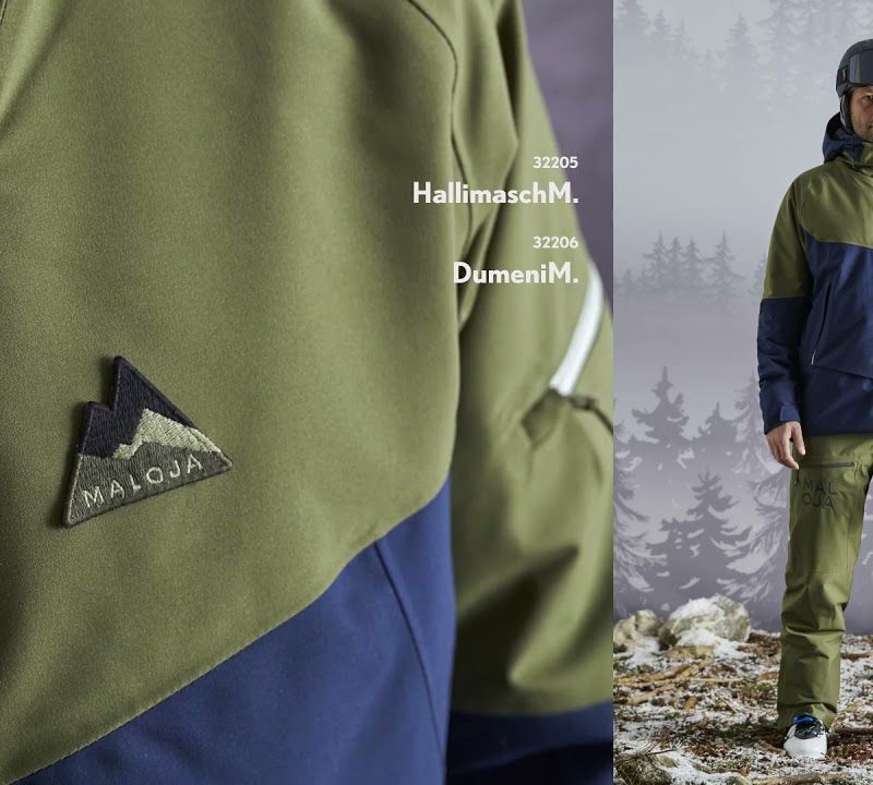 Куртка лижна чоловіча Maloja M'S HallimaschM зелена 32205-1-0560 6