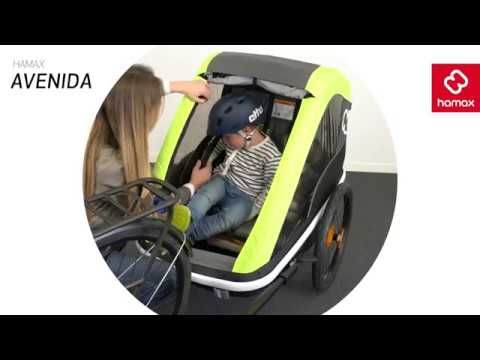 Причіп велосипедний Hamax Avenida One чорно-зелений 400020_HAM 10