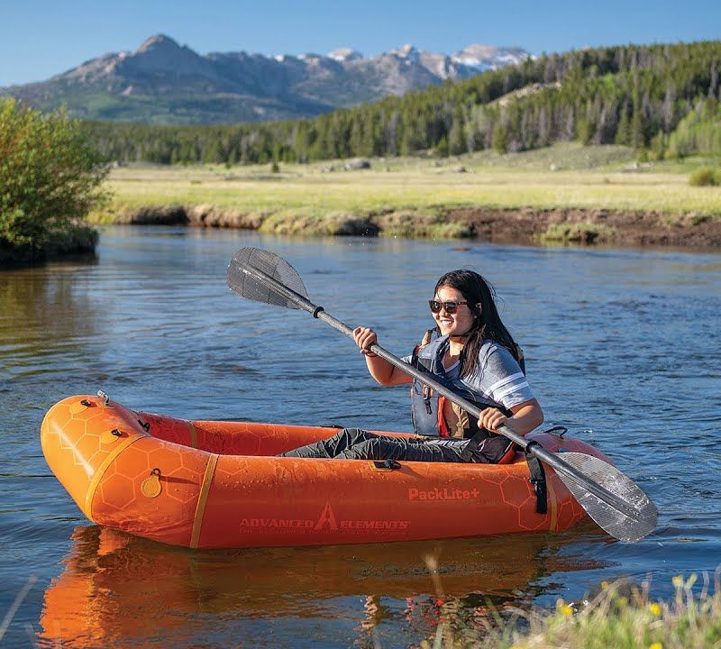 Човен надувний для 1 особи Advanced Elements Packlite+ PackRaft orange 7