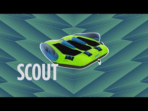 Плюшка для катання по воді JOBE Scout 2P блакитно-зелена 230220005 8