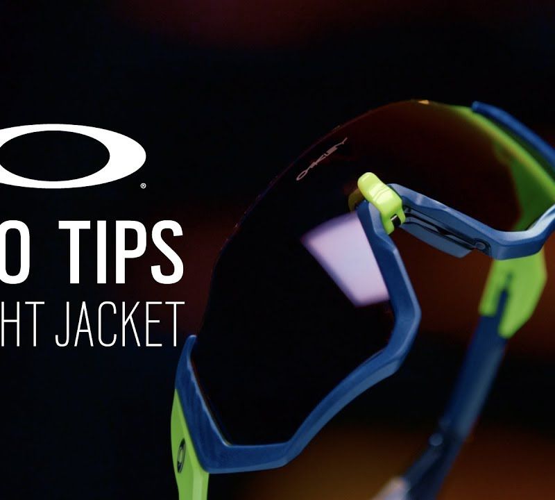 Окуляри велосипедні Oakley Flight Jacket чорно-фіолетові 0OO9401 8