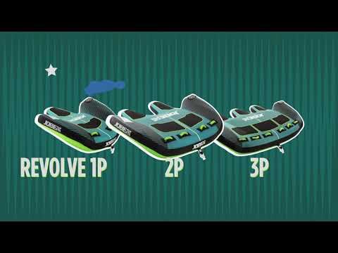 Плюшка для катання по воді JOBE Revolve Towable 3P бірюзово-чорна 230320001 7