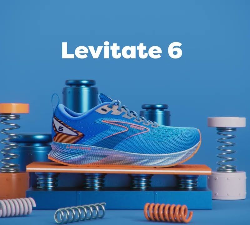 Кросівки для бігу чоловічі Brooks Levitate 6 classic blue/orange 18